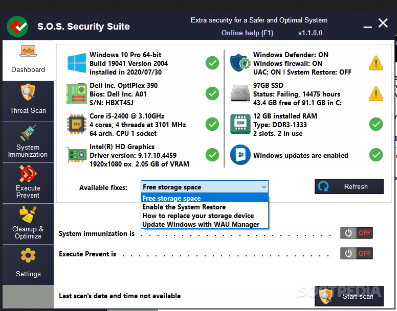 downloading SOS Security Suite 2.7.9.1
