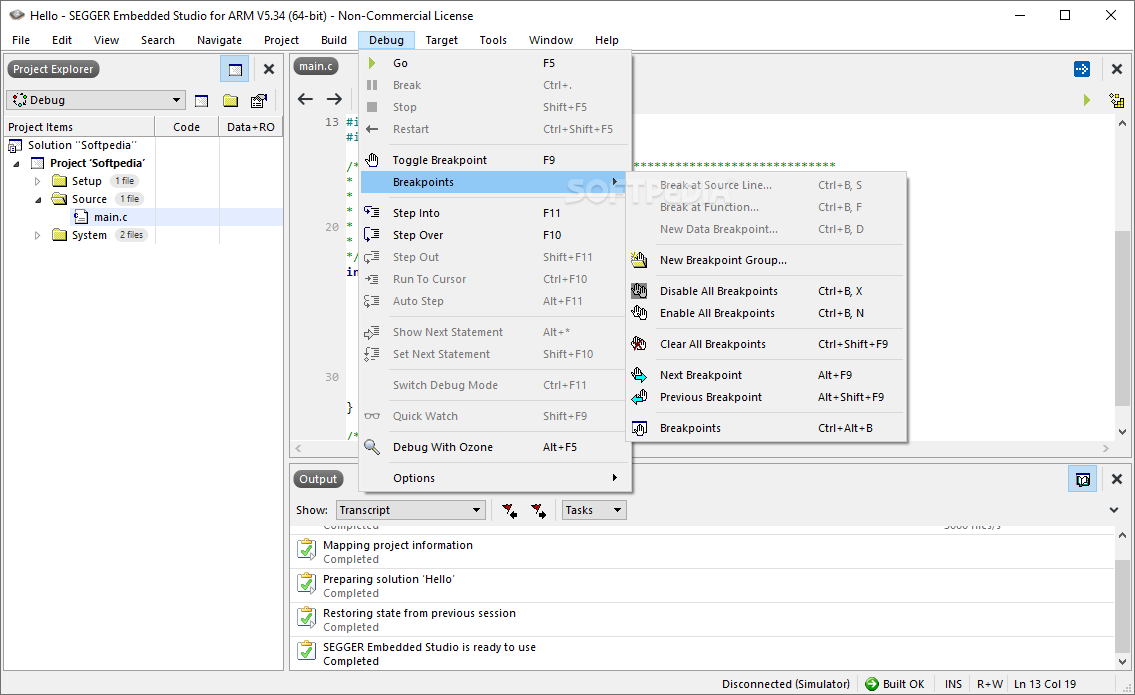 migrate eclipse to segger embedded studio