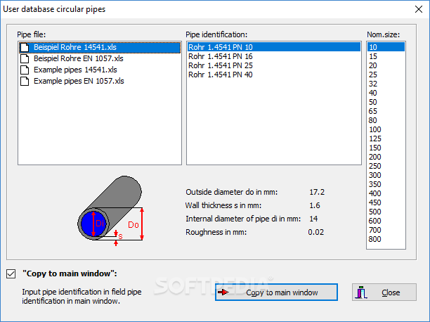 CALCULATE DROPS FTSCW  DOWNLOAD FOR WINDOWS FORM TOOL DESIGN SOFTWARE