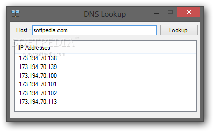 DNSLookupView 1.12 free instal
