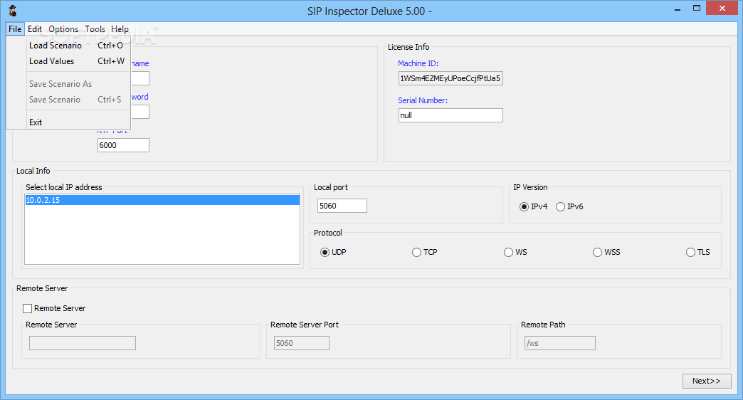 SIP Inspector Deluxe screenshot #1