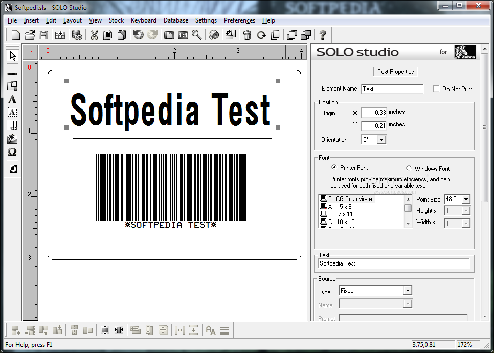 zebra label designer software