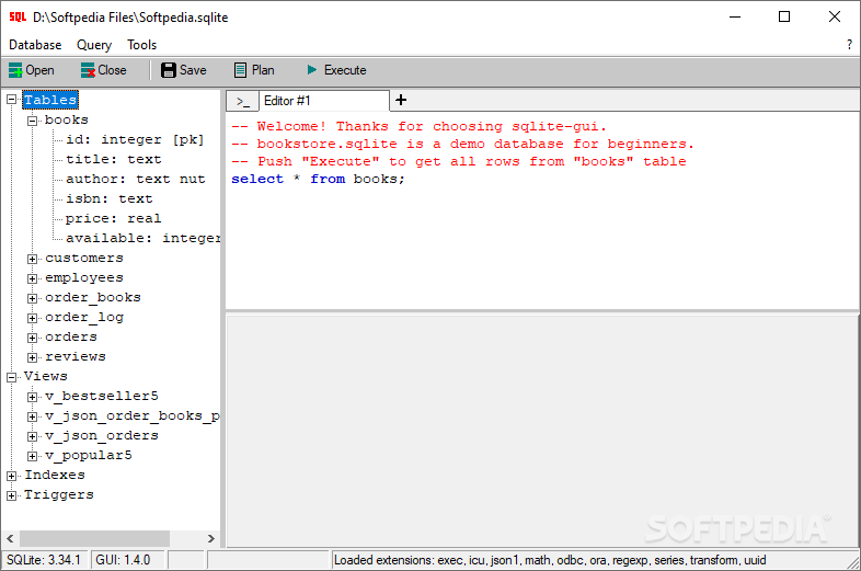 SQLite GUI screenshot #0