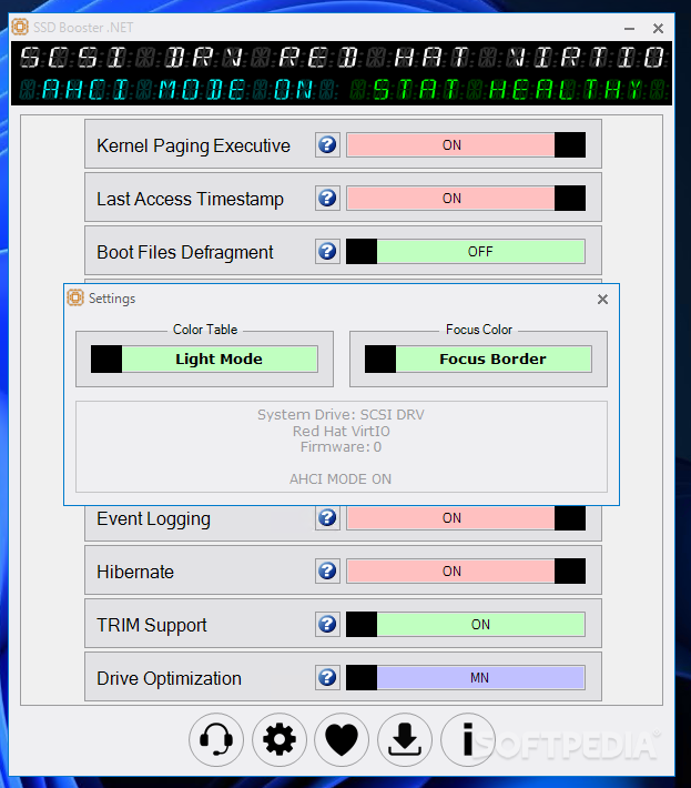 SSD Booster .NET screenshot #1