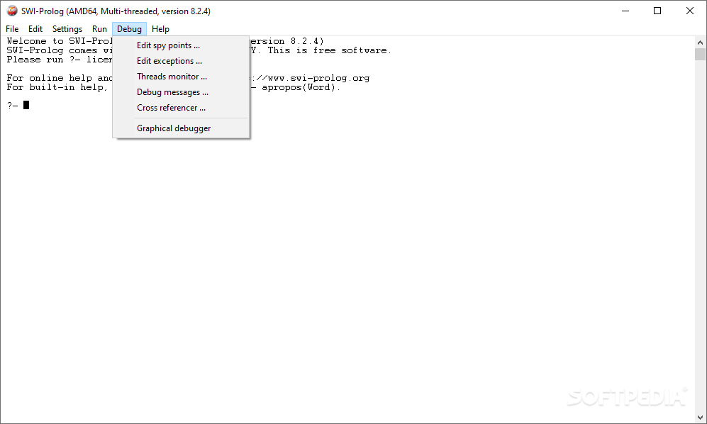 Portable SWI-Prolog screenshot #2