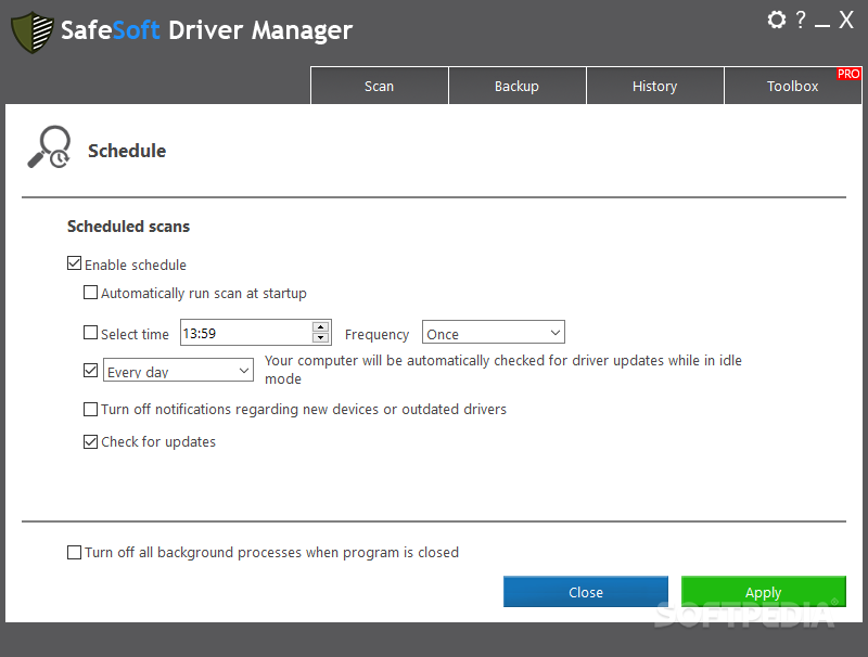 SafeSoft Driver Manager screenshot #5