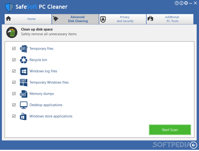 SafeSoft PC Cleaner screenshot #2