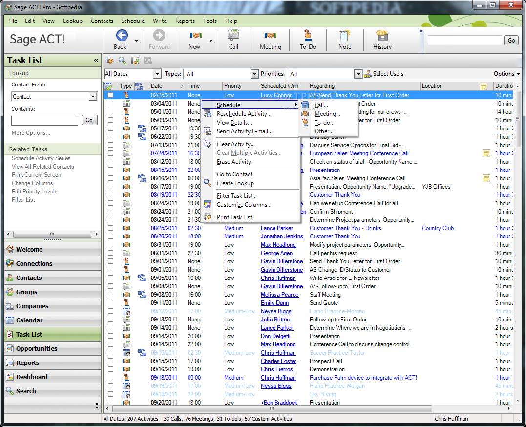 act database software download