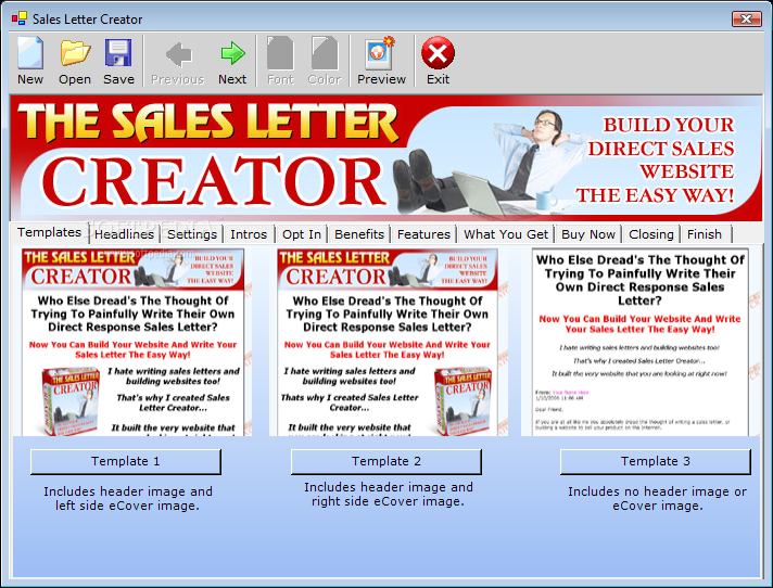 Download Sales Letter Creator 1 1