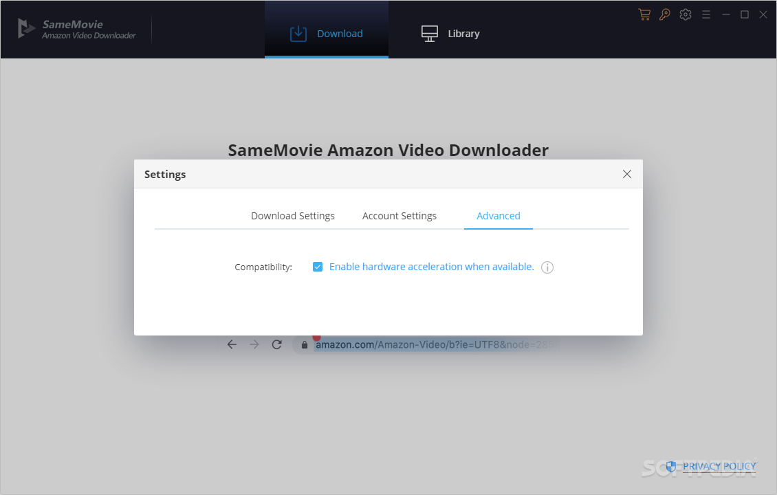 SameMovie Amazon Video Downloader screenshot #2