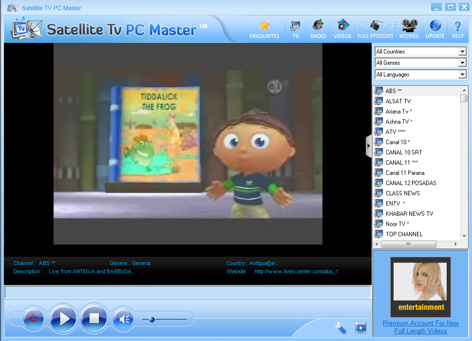 Download Satellite TV PC Master 6.0