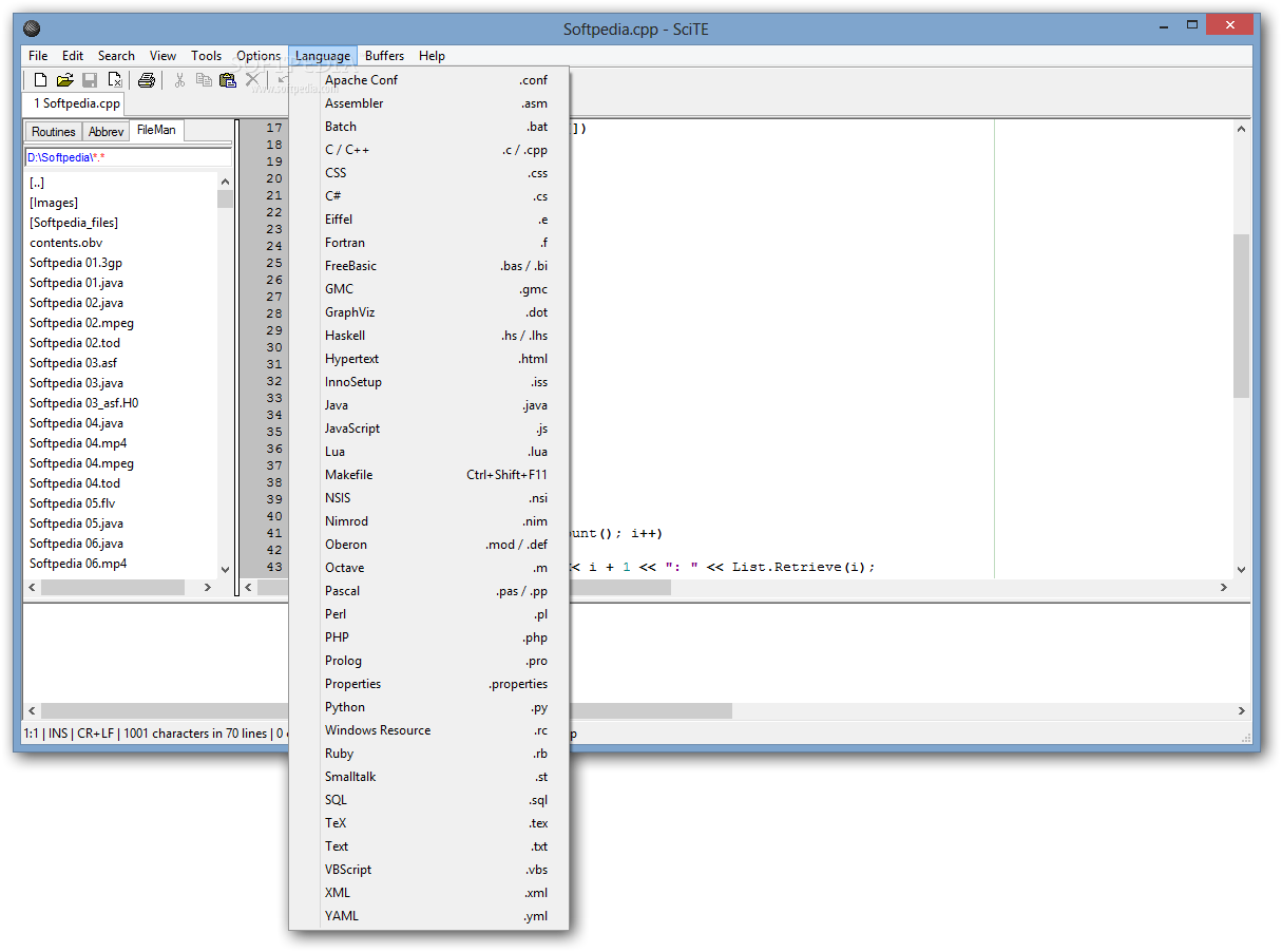 download scite editor for windows