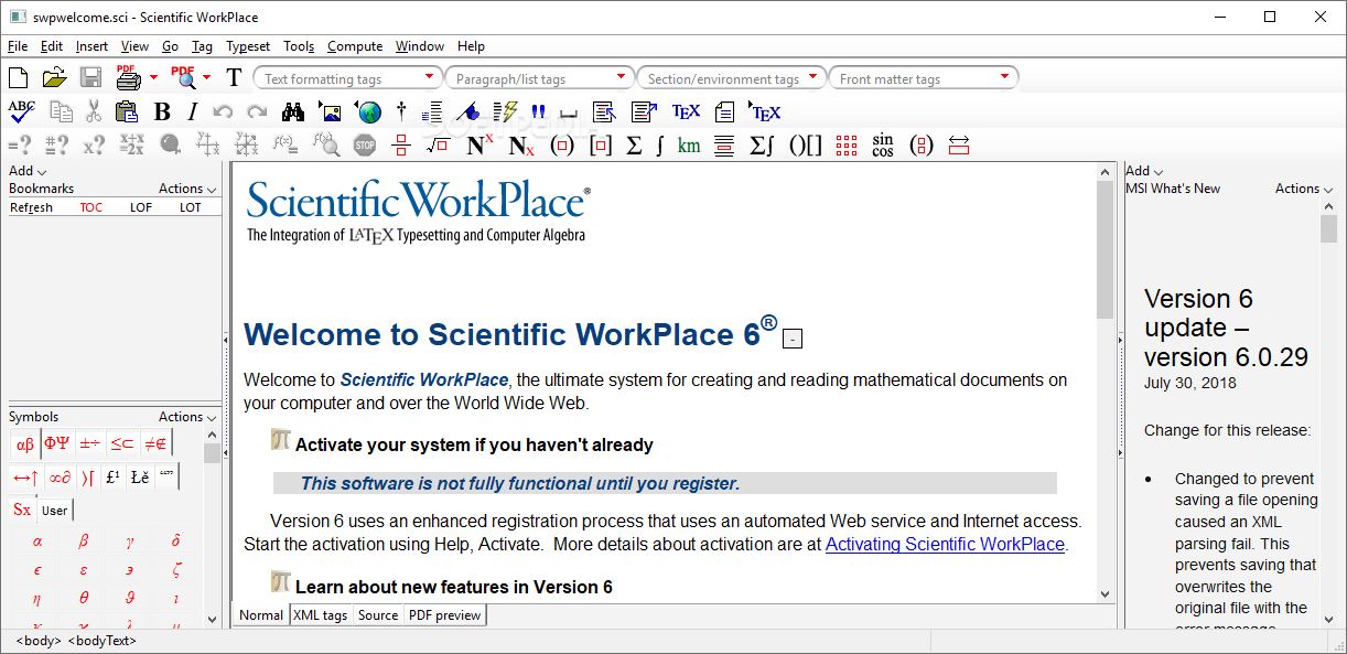 scientific workplace 6 customer service
