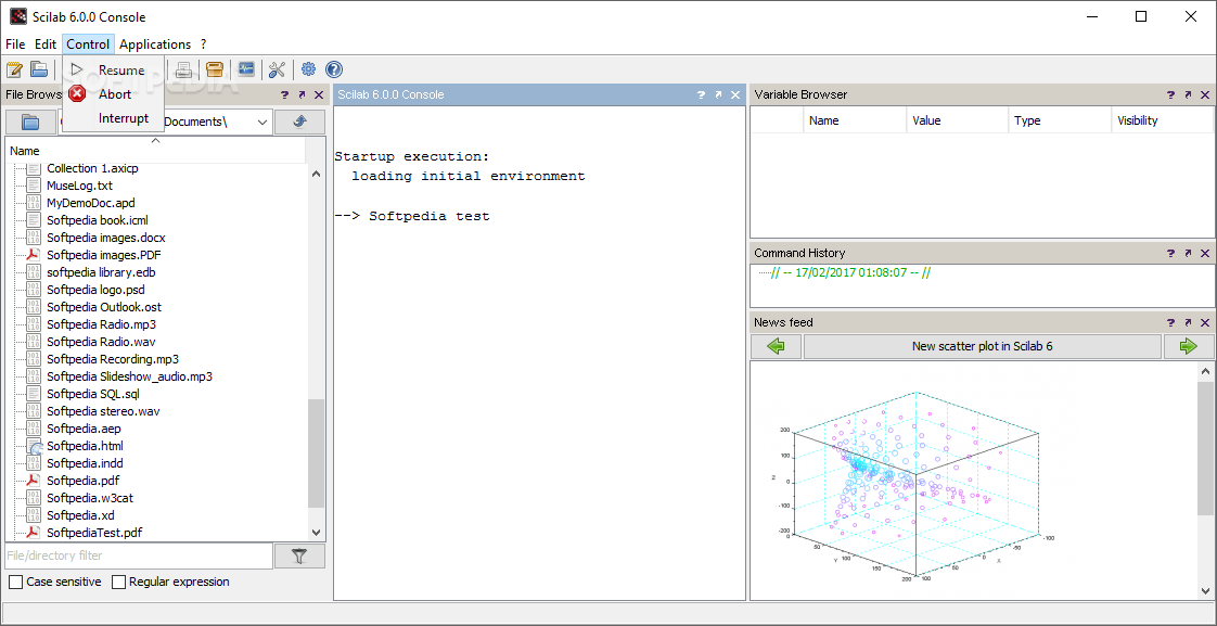 fft scilab example