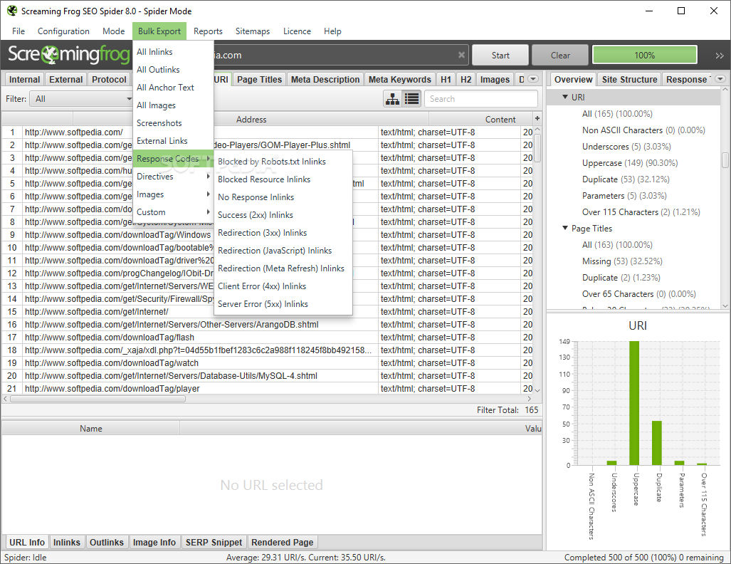 Screaming Frog SEO Spider 19.1 download the new version for windows