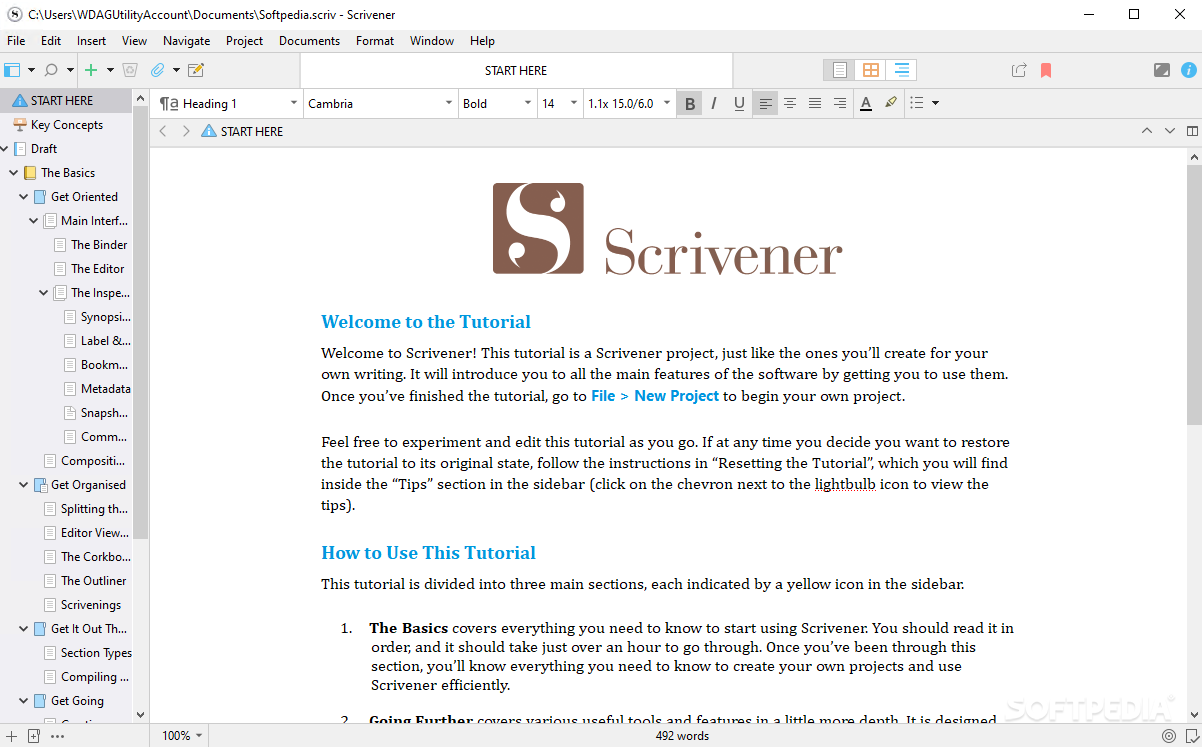 download the new Scrivener