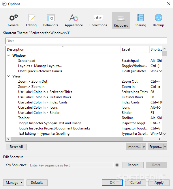 loading themes in scrivener 3 for windows