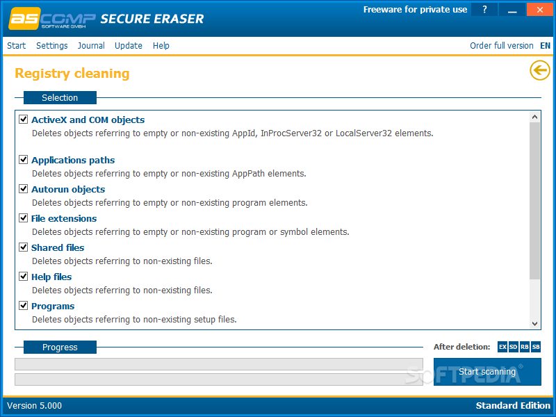 instal the new version for iphoneASCOMP Secure Eraser Professional 6.004