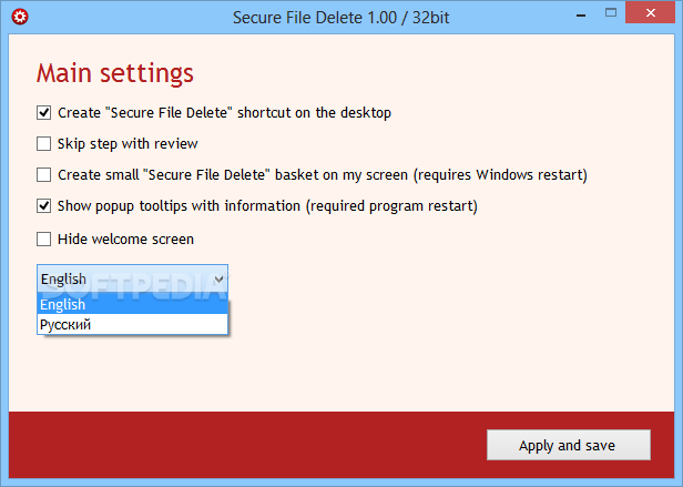 instaling Secure Delete Professional 2023.14