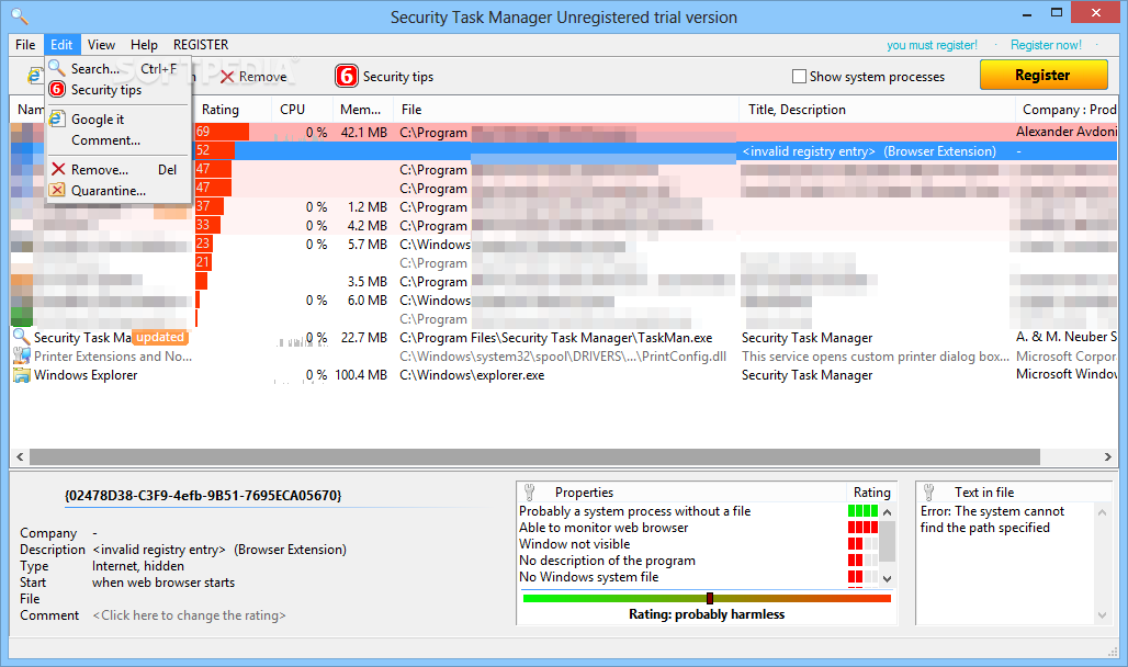 torrent security task manager