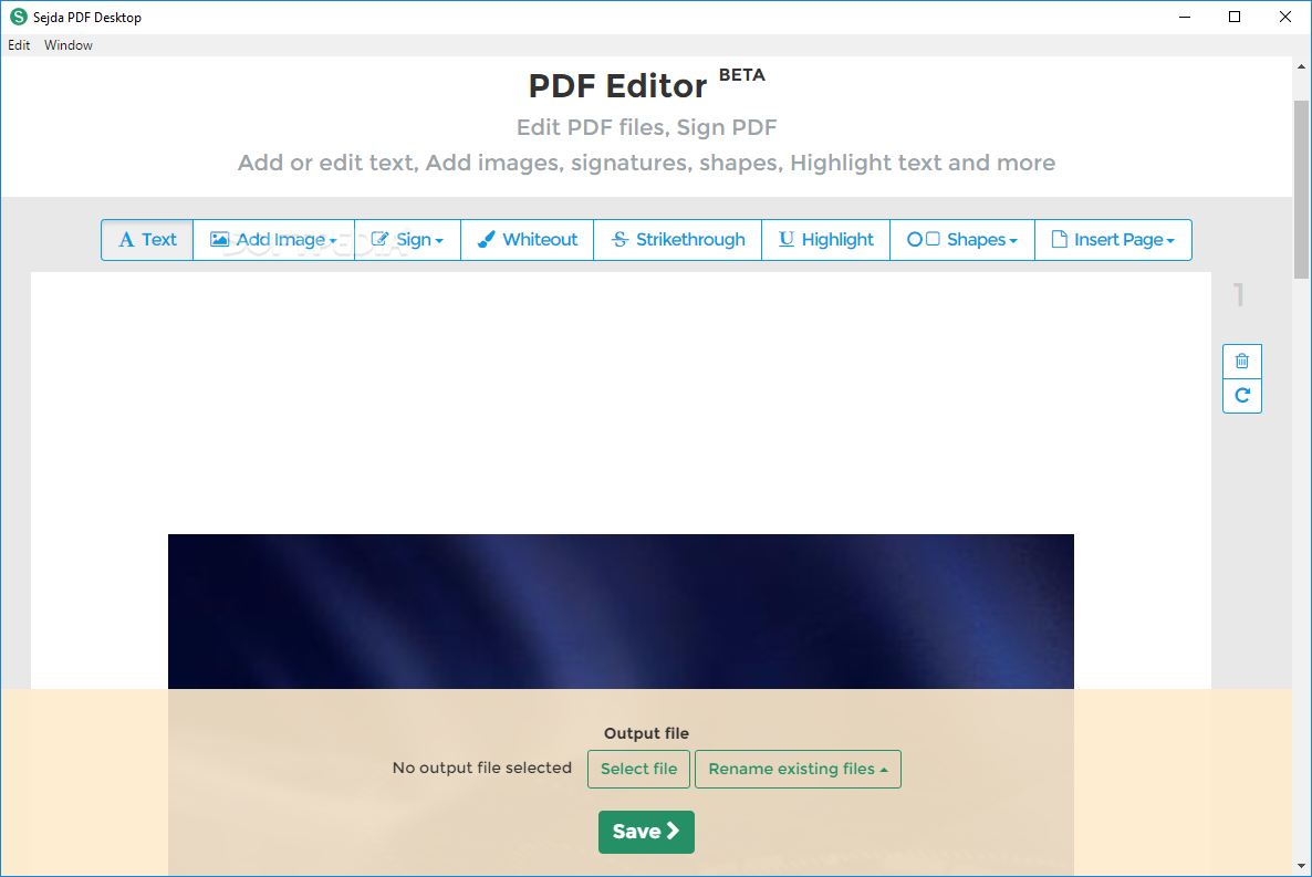 sejda pdf editor download