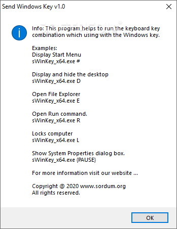 Download Download Send Windows Key 1.1 Free
