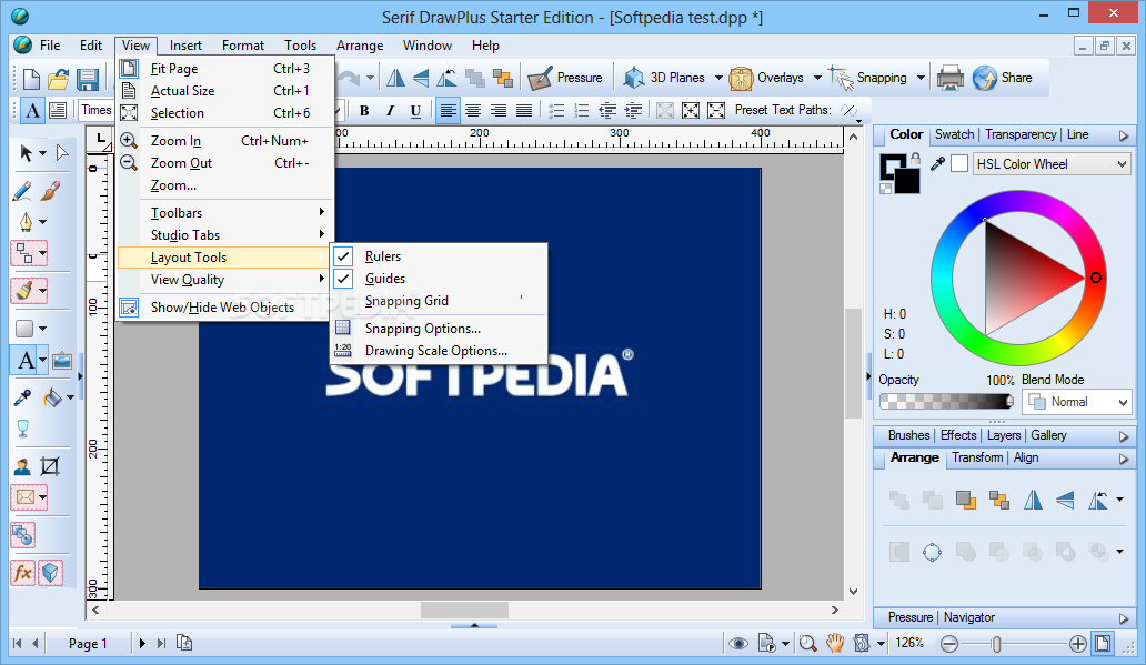 Serif DrawPlus Starter Edition (formerly Serif DrawPlus) .11 (Windows)  - Download & Review