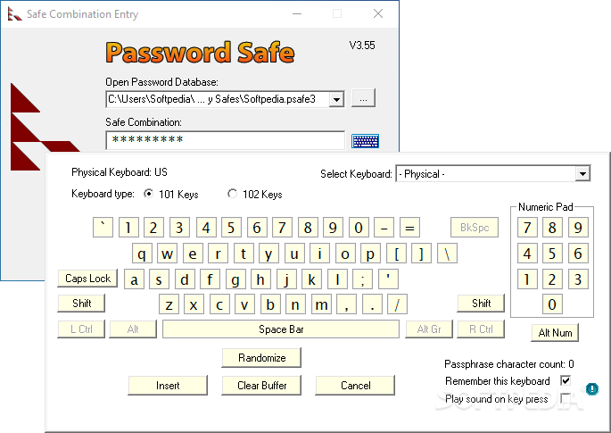 Password Safe screenshot #1