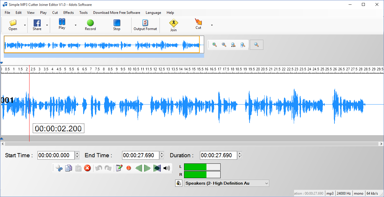 Audio File Cutter And Joiner Free Download