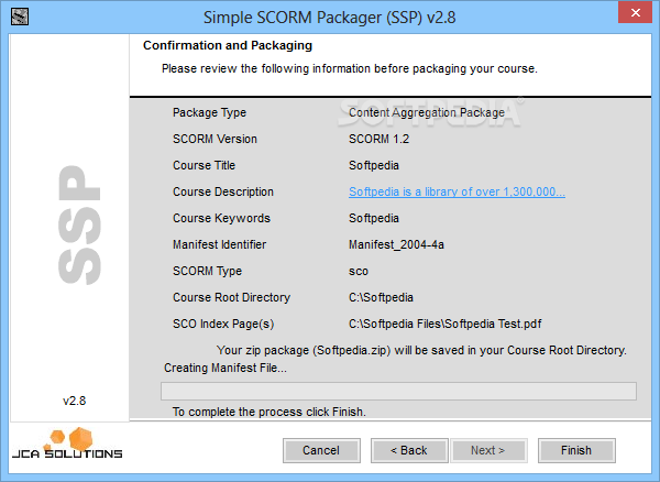 scorm package creation