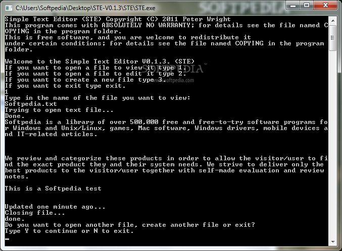 command line text editor
