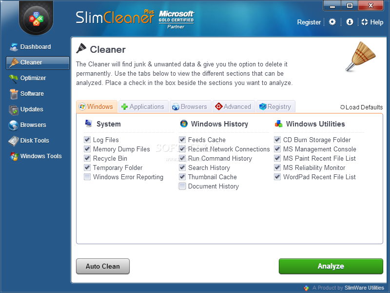slimware utilities slimcleaner free software download
