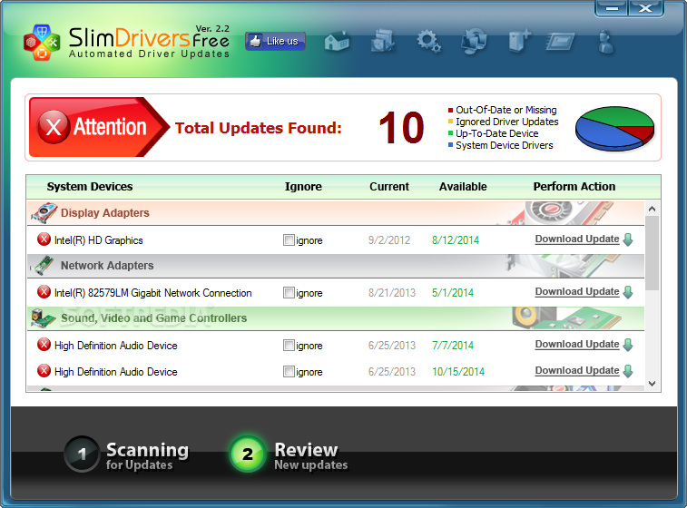 slimware driver update free registration key