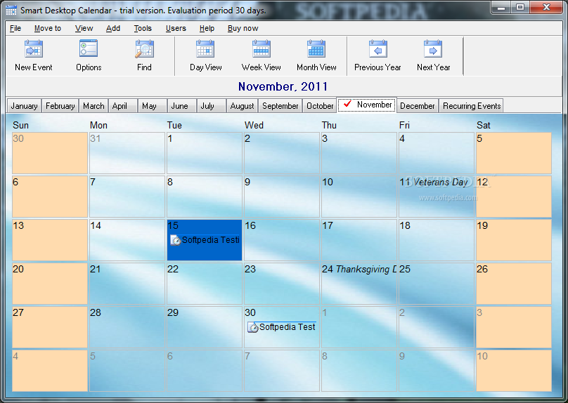 Download Smart Desktop Calendar 3.1