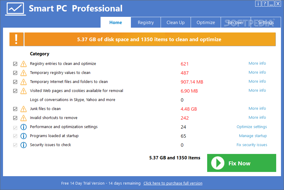 Smart PC Professional screenshot #2