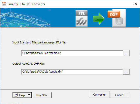Smart STL to DXF Converter screenshot #0