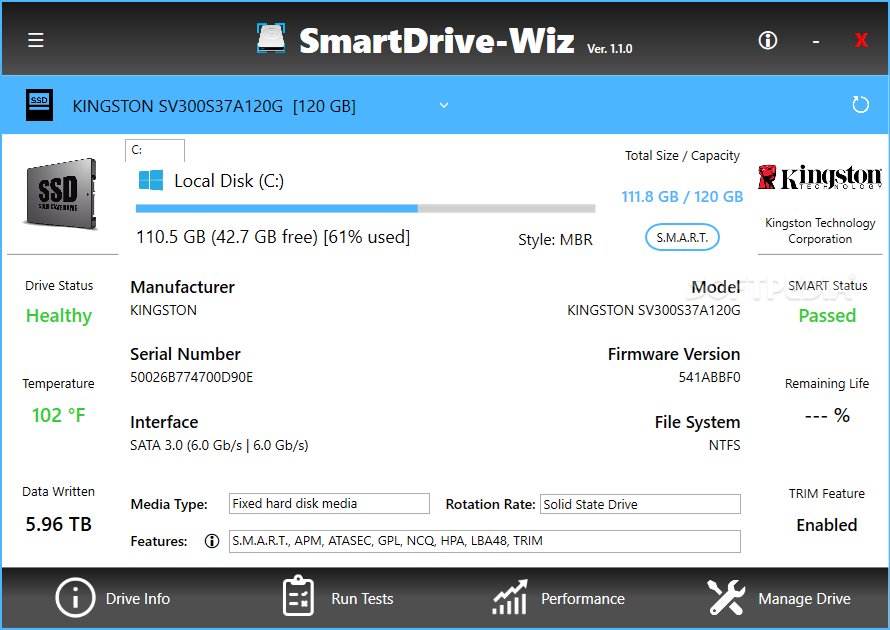 SmartDrive-Wiz screenshot #0