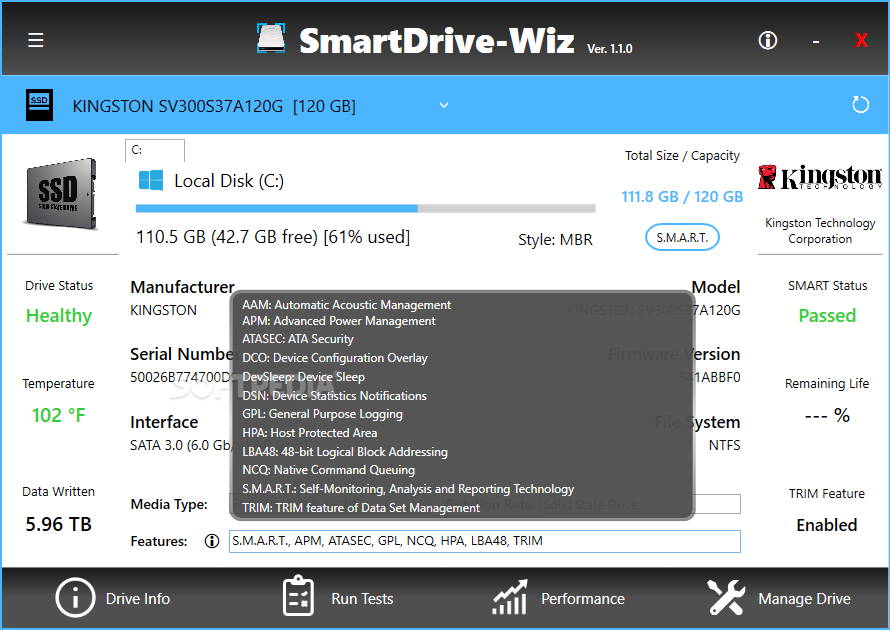 SmartDrive-Wiz screenshot #1