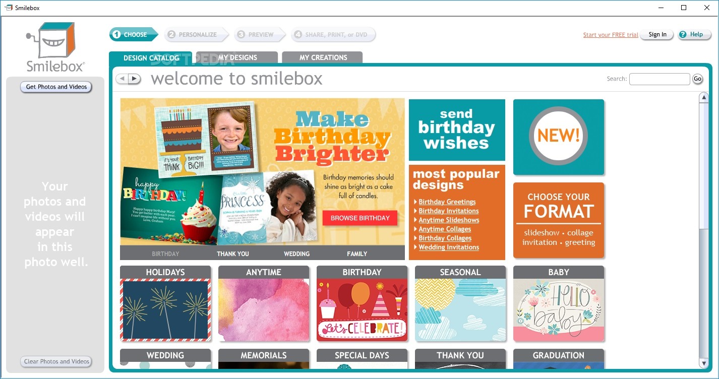 smilebox commercial download