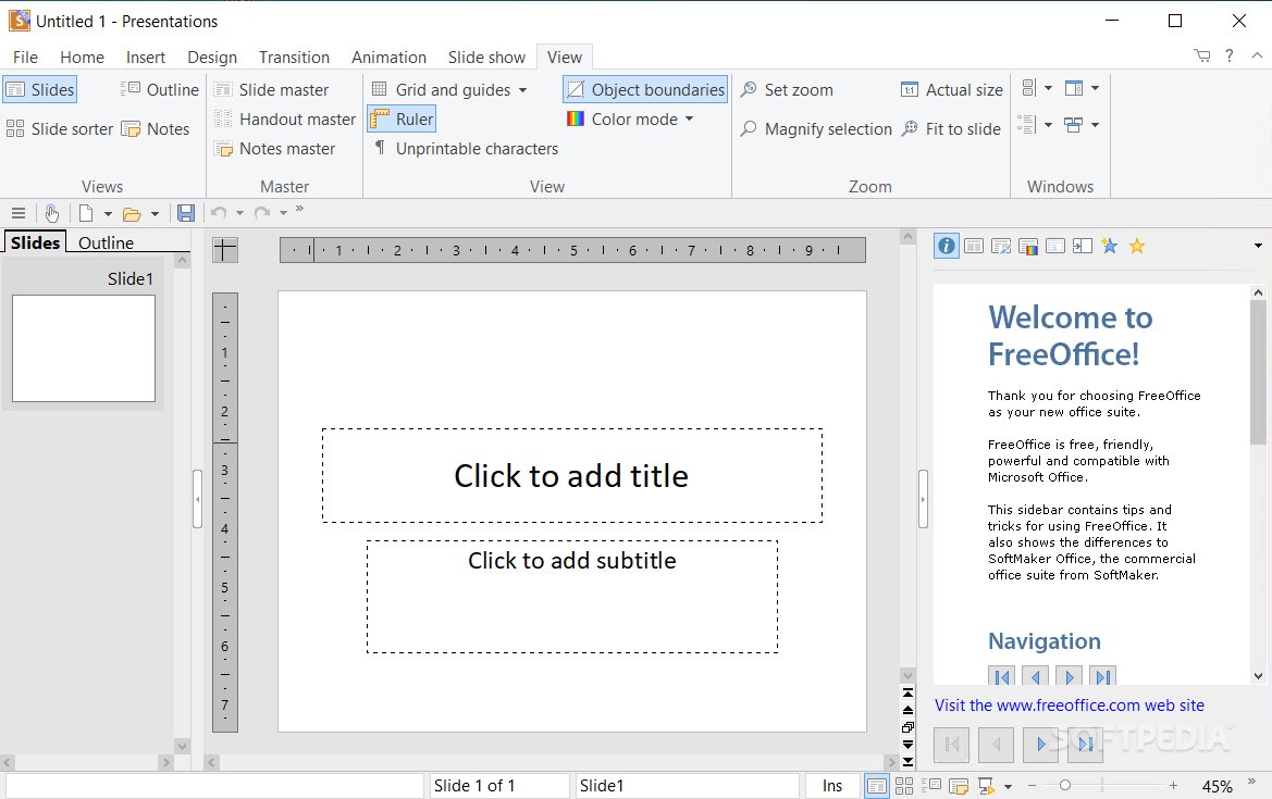 instal SoftMaker FreeOffice free