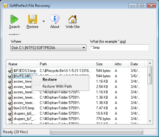 softperfect file recovery gratuit