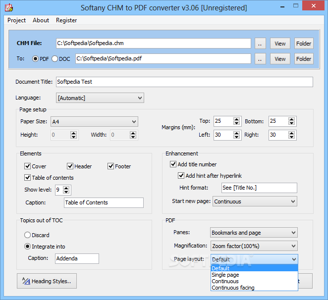 softany chm to pdf converter