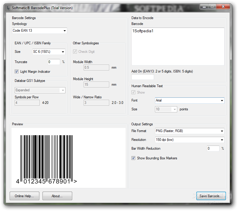 Softmatic barcode plus v4 serial