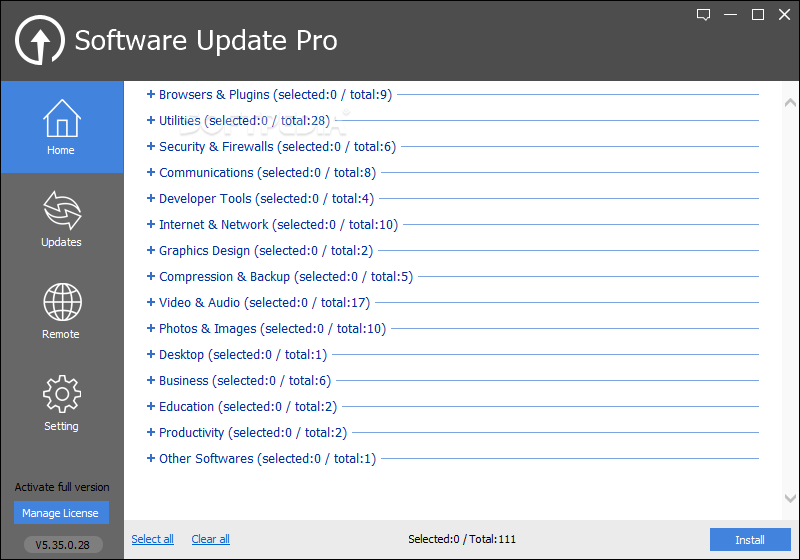 Software Update Pro Download Make sure that the applications installed