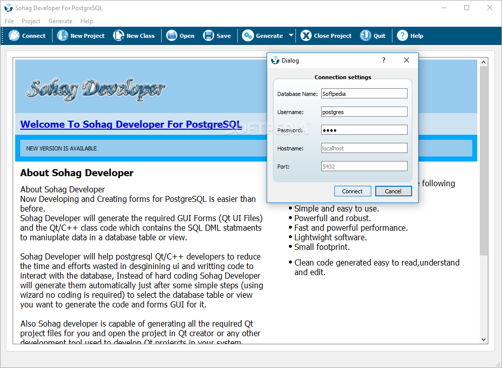 Sohag Developer For PostgreSQL screenshot #0