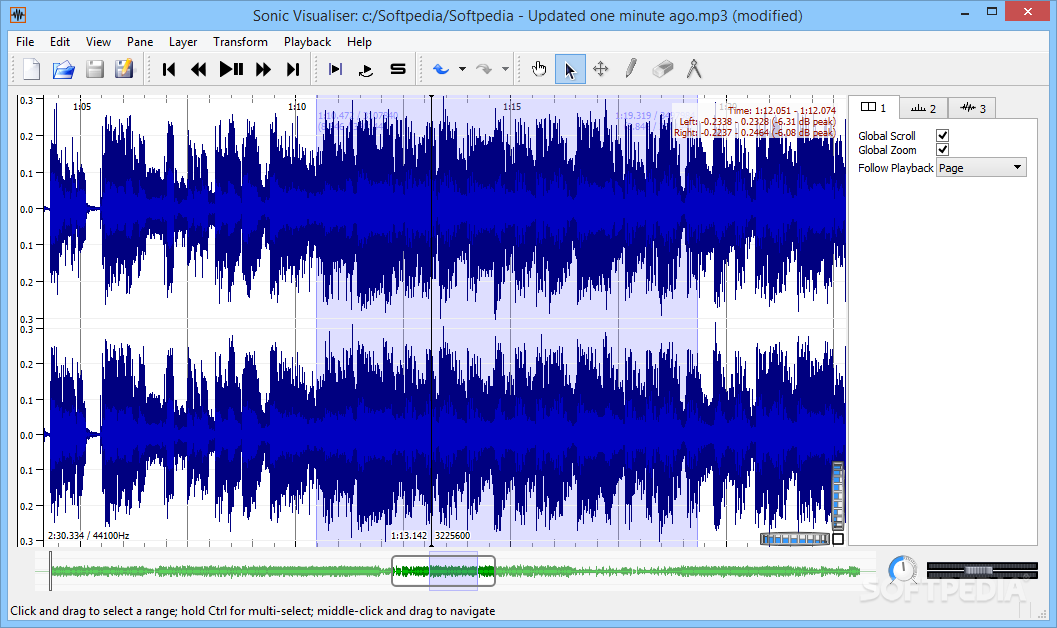 sonic visualiser and decoding audio files