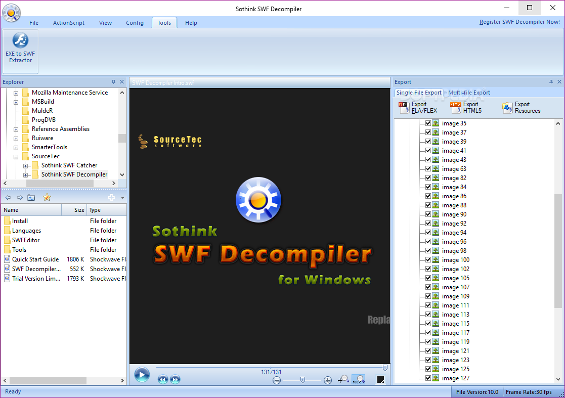 Download Sothink SWF Decompiler 7.4 Build 5320