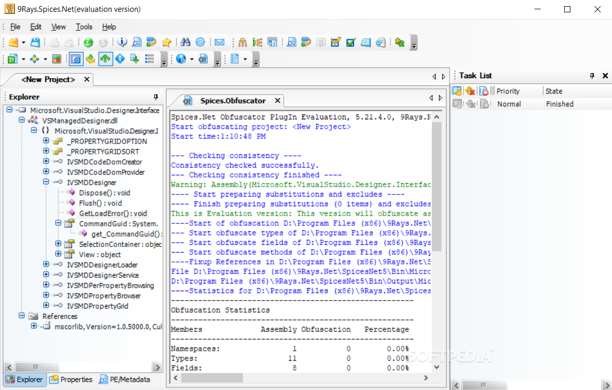 Spices.Net Decompiler screenshot #0