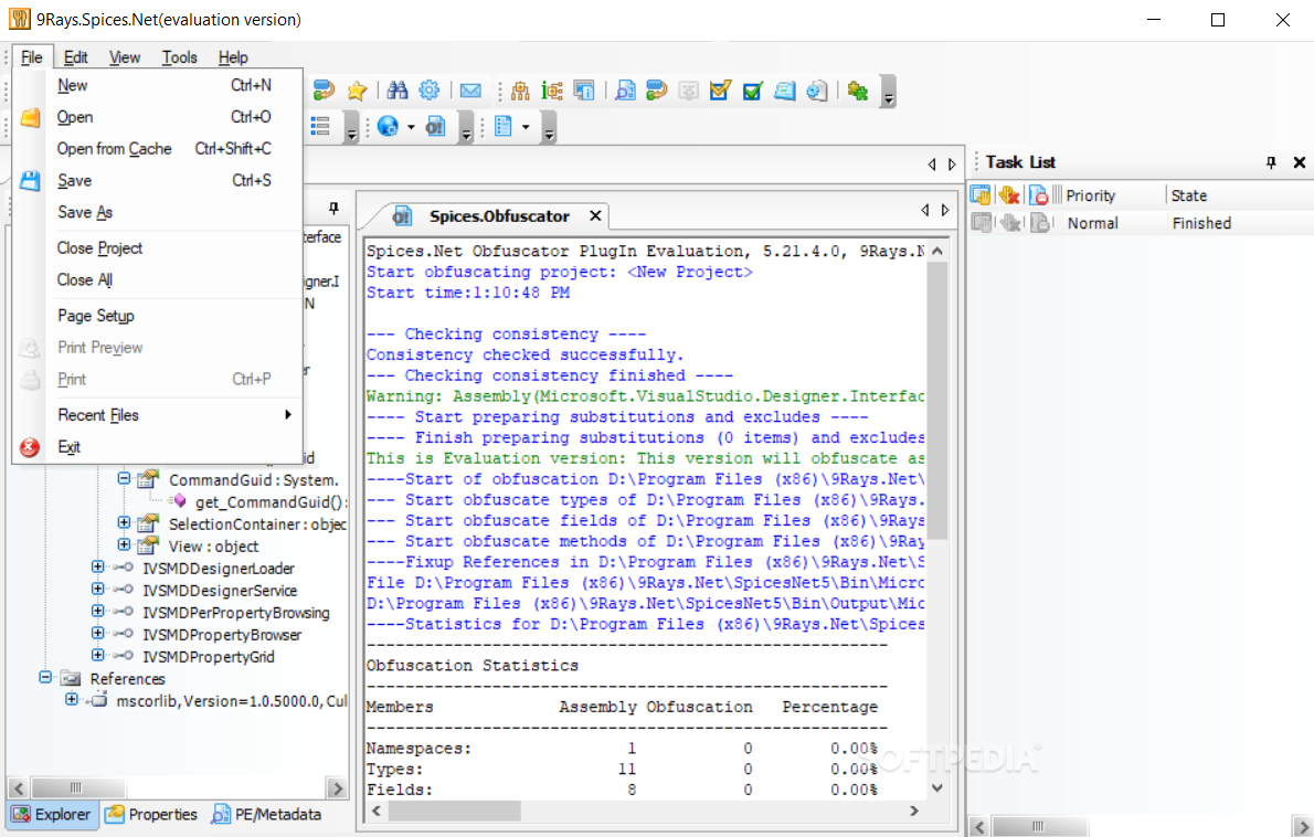 Spices.Net Decompiler screenshot #1