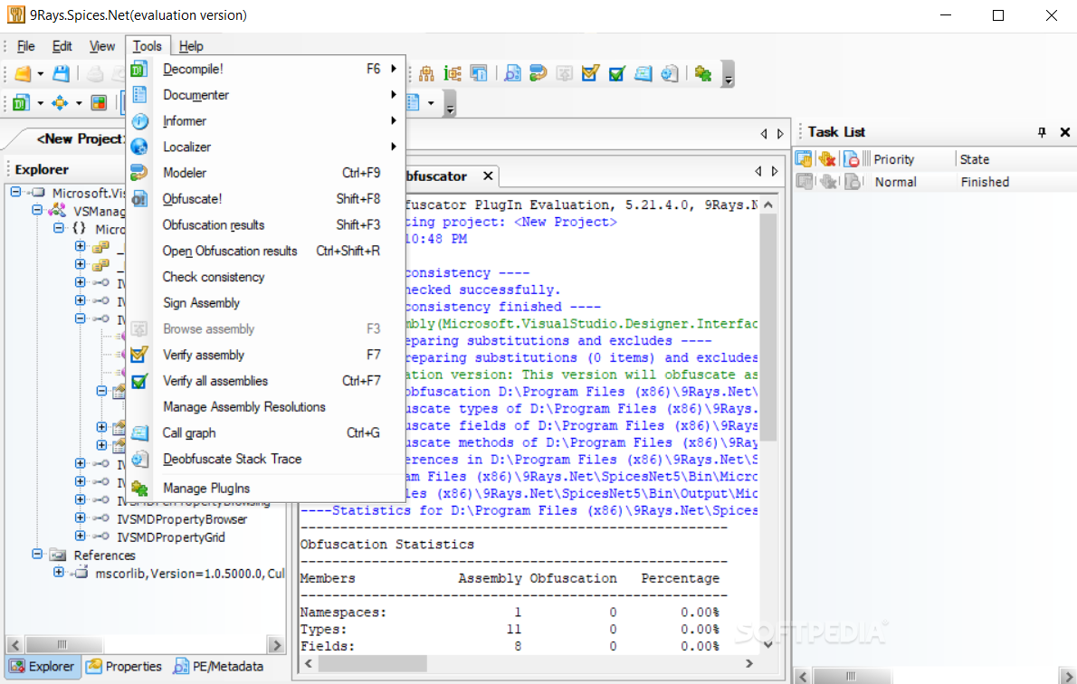 Spices.Net Decompiler screenshot #3